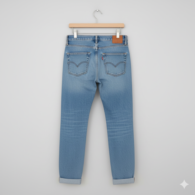 Light Wash Boyfriend Jeans - Image 2